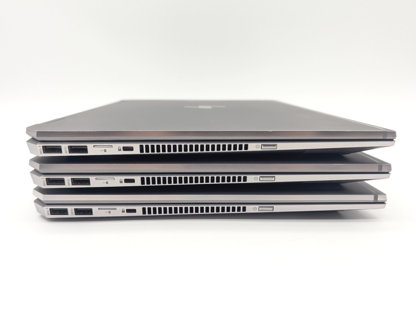 Lot of 3 HP ZBook Studio G5 – Intel Core i5 8th Gen 8GB RAM NVIDIA No OS/AC/SSD
