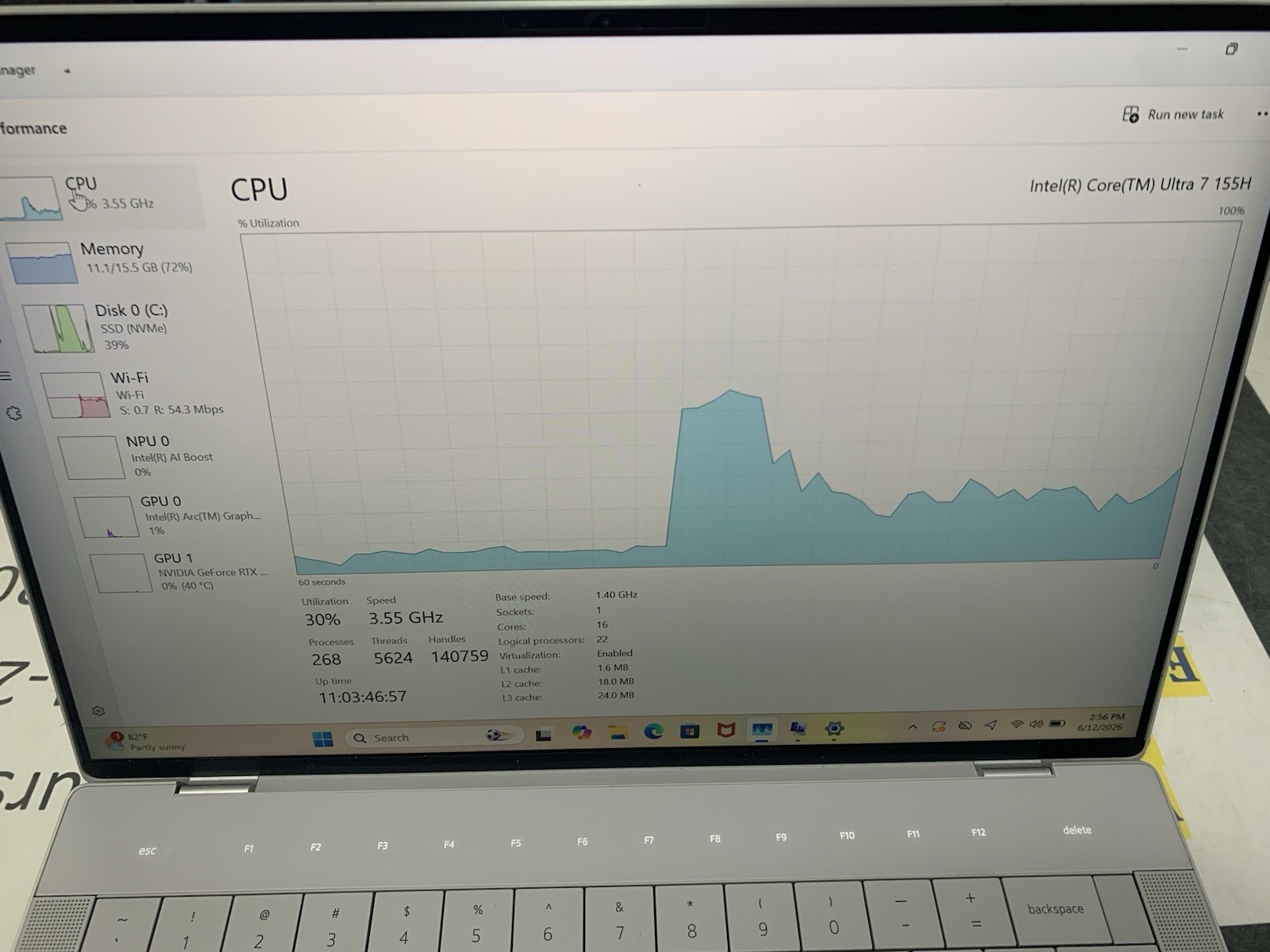 Dell XPS 14 9440 intel Ultra 7 155H 1.40GHz 16GB Ram 512GB Non-Touch 1920×1200