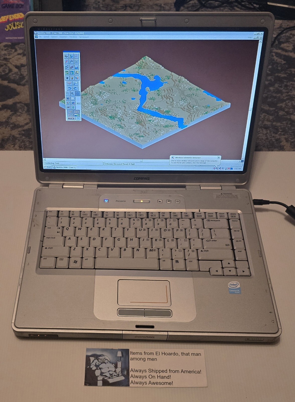 Compaq Presario C500 Intel Celeron M 520 1.60 GHz 512MB RAM 80GB HDD Win XP Fun!