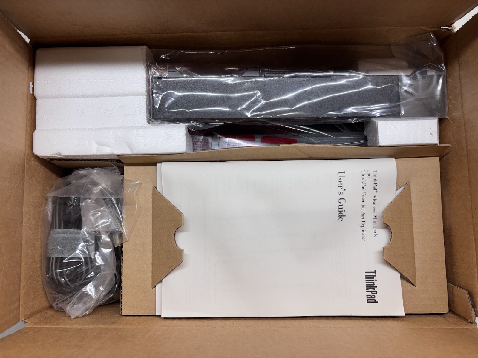New in Box Genuine Lenovo ThinkPad Advanced Laptop Mini Dock 250410U