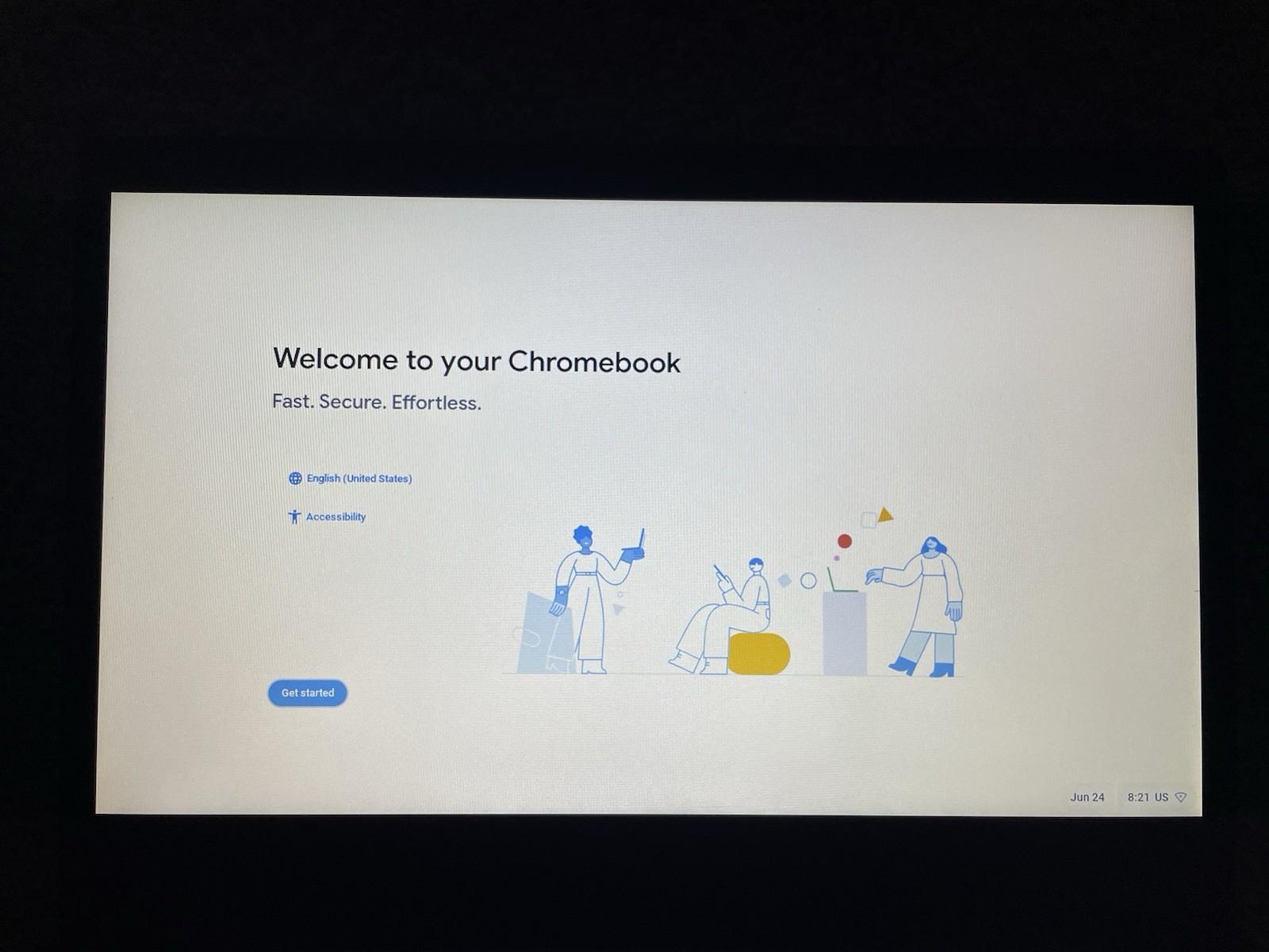 Broken Lenovo IdeaPad 3 CB 14IGL05 14″ Chromebook Intel N Blue Wi-Fi Webcam