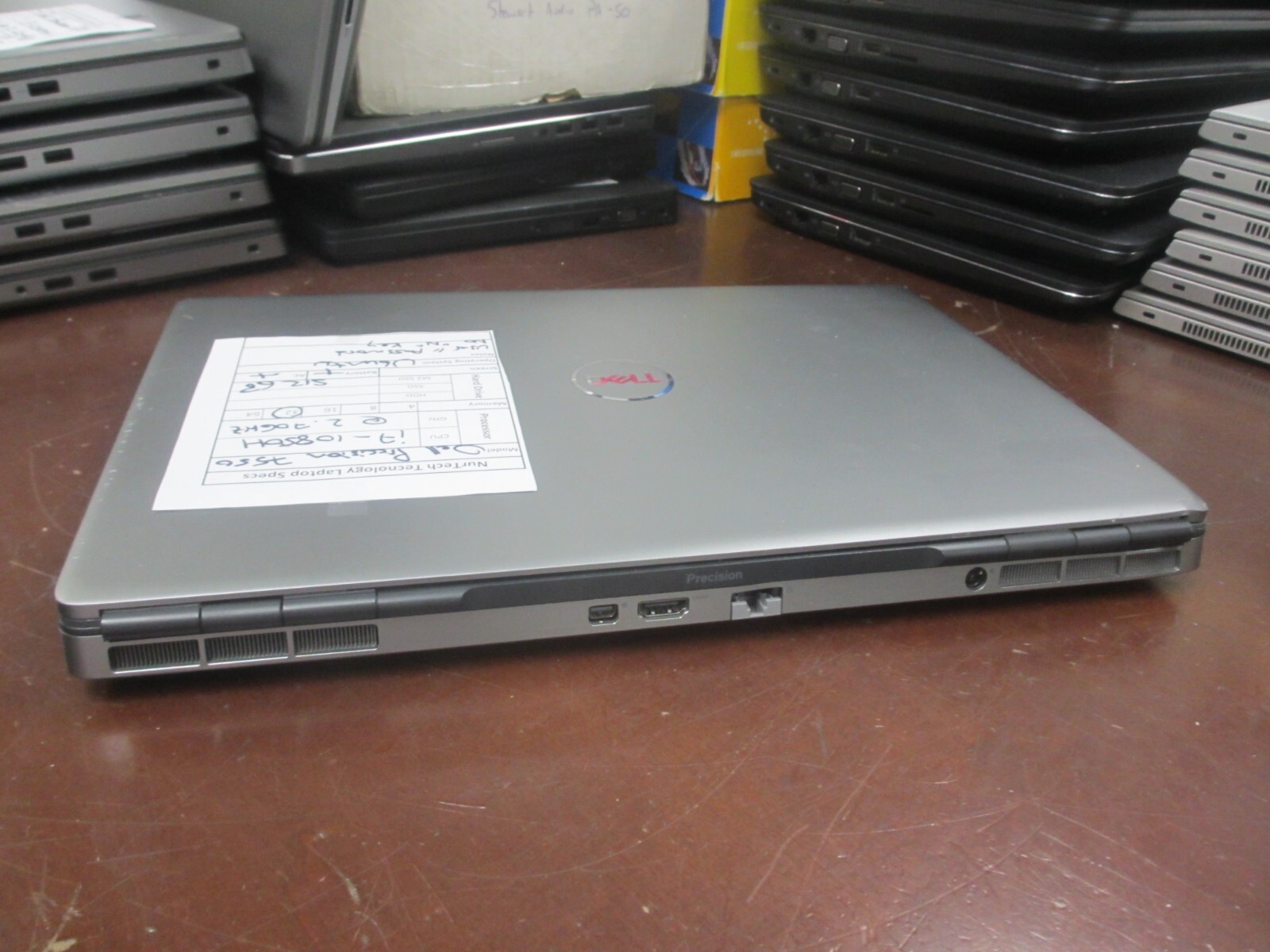 DELL PRECISION 7550 i7-10850H 2.70Ghz 32GB 512GB M2 SSD Ubuntu Laptop w/ AC ##@@