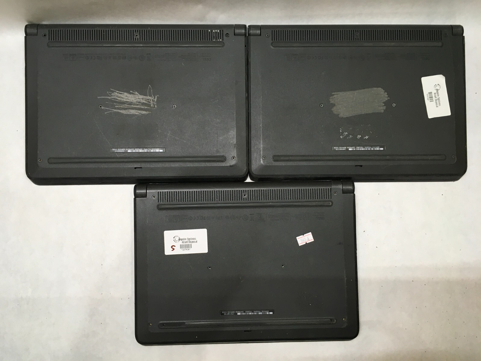 Lot of 9 Dell Chromebook 11 3120 Celeron Missing Keys Power Issues- FT