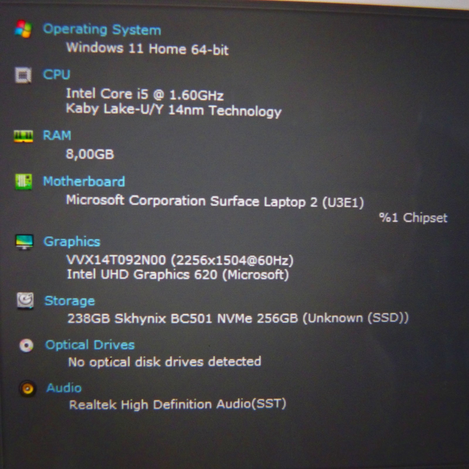 XL LOT MS Surface Laptop 2 POWER 13″ 2K TOUCH l SSD Windows 11 8GEN Core i5