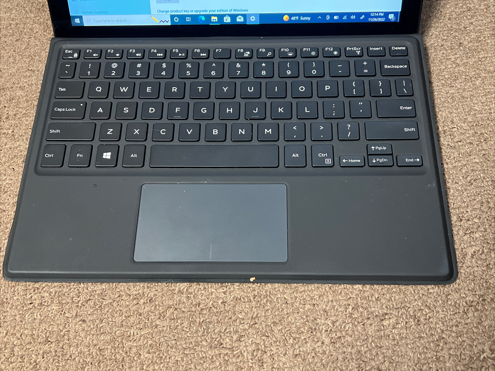 Dell Latitude 5285 laptop tablet 128GB Intel Core i5 8GB Windows 10 NO WEBCAM