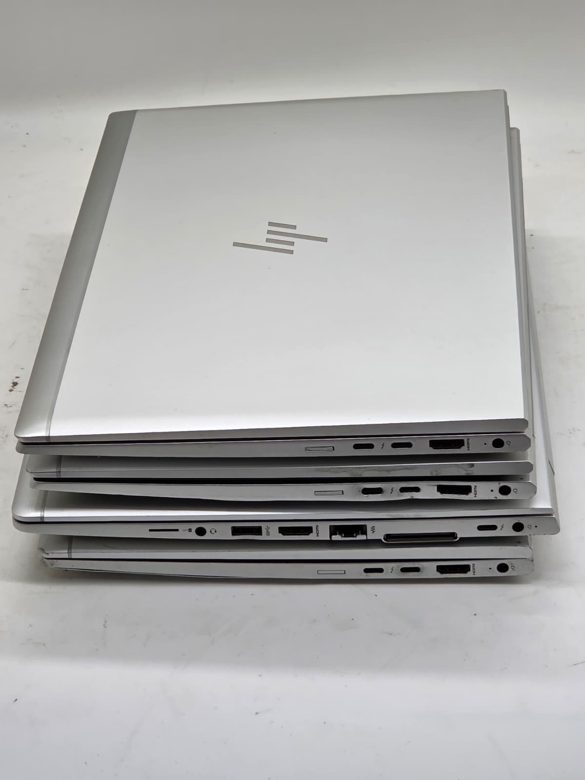 LOT OF 4 HP ELITEBOOK G8 Core i7 11th gen, G7, G5 NO RAM/SSD TESTED AS IS READ