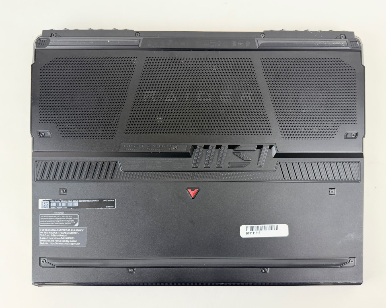 MSI Raider GE68HX 16″ 2560×1600 240Hz i9-13950HX 32GB 1TB W11H – READ!!!