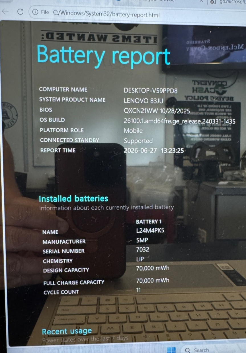 Lenovo Yoga 7 2-in-1 14AHP9 14″Touch Ryzen 7 860M 16GB 1TB SSD PERFECT BATTERY