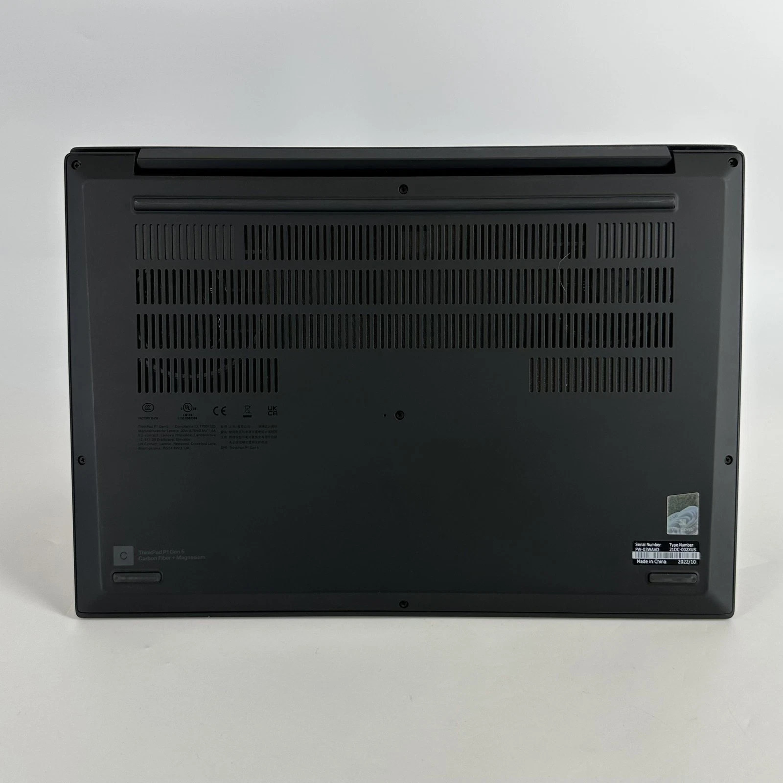 ThinkPad P1 Gen 5 16″ UHD+ i9-12900H 32GB RAM 1TB NVMe NVIDIA RTX A5500 Win11 P