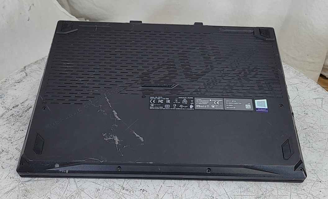 ASUS ROG STRIX G531GT Laptop Core I7-9750H 8GB SEE NOTES