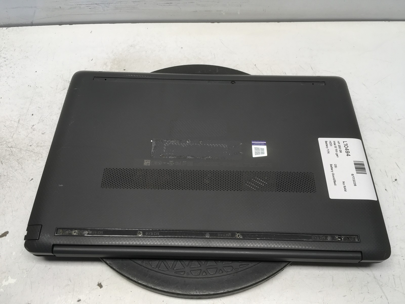 HP 250 G8 Intel i5 11th gen No RAM NO HDD No Batt