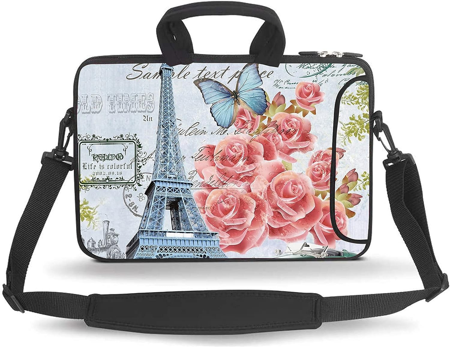 Messenger Bag Carrying Case Sleeve Fits Laptops/Notebook/iPad (Mandala, 13-13.3