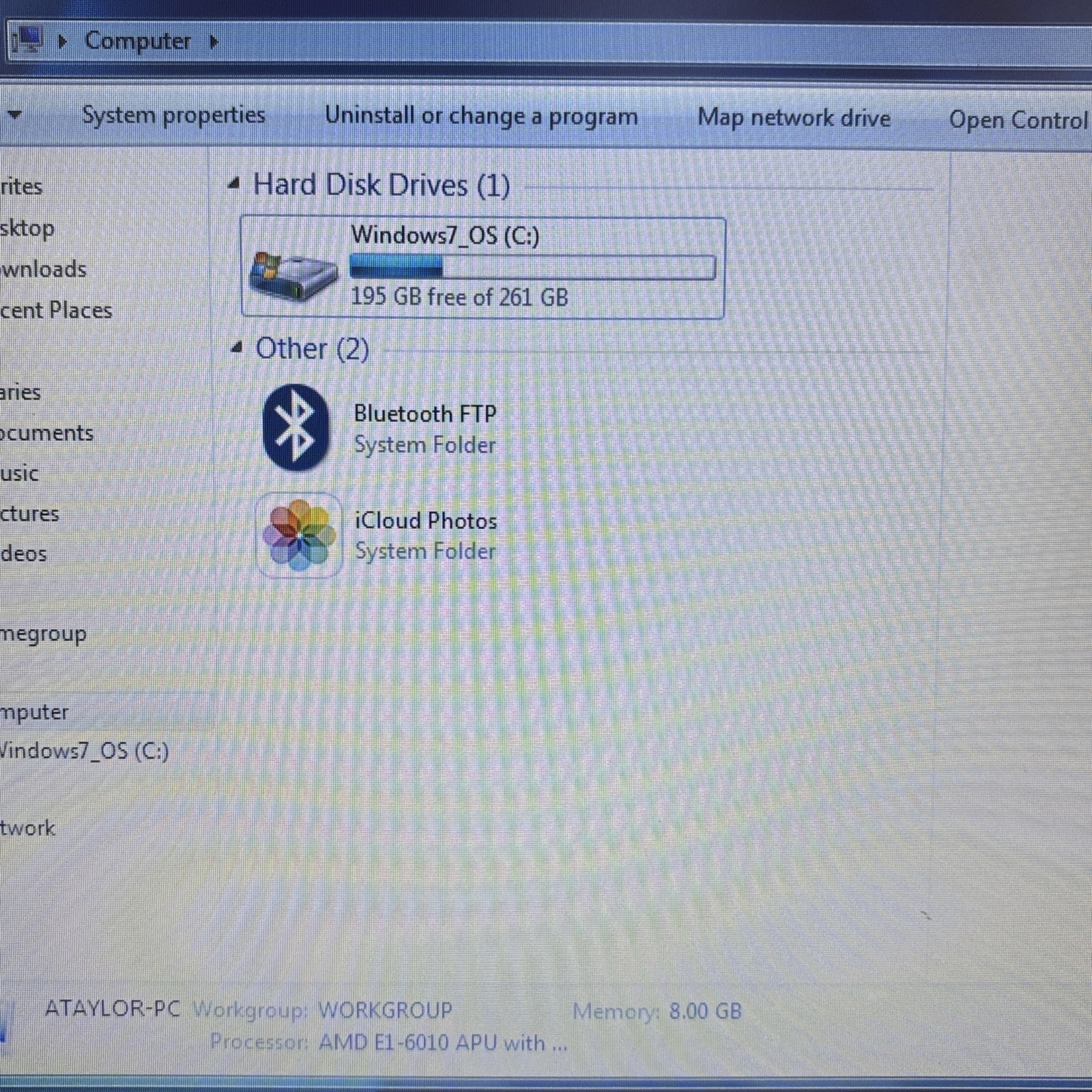 Lenovo B50-45 Laptop AMD E1 8GB RAM 300GB HDD Win 7 Pro