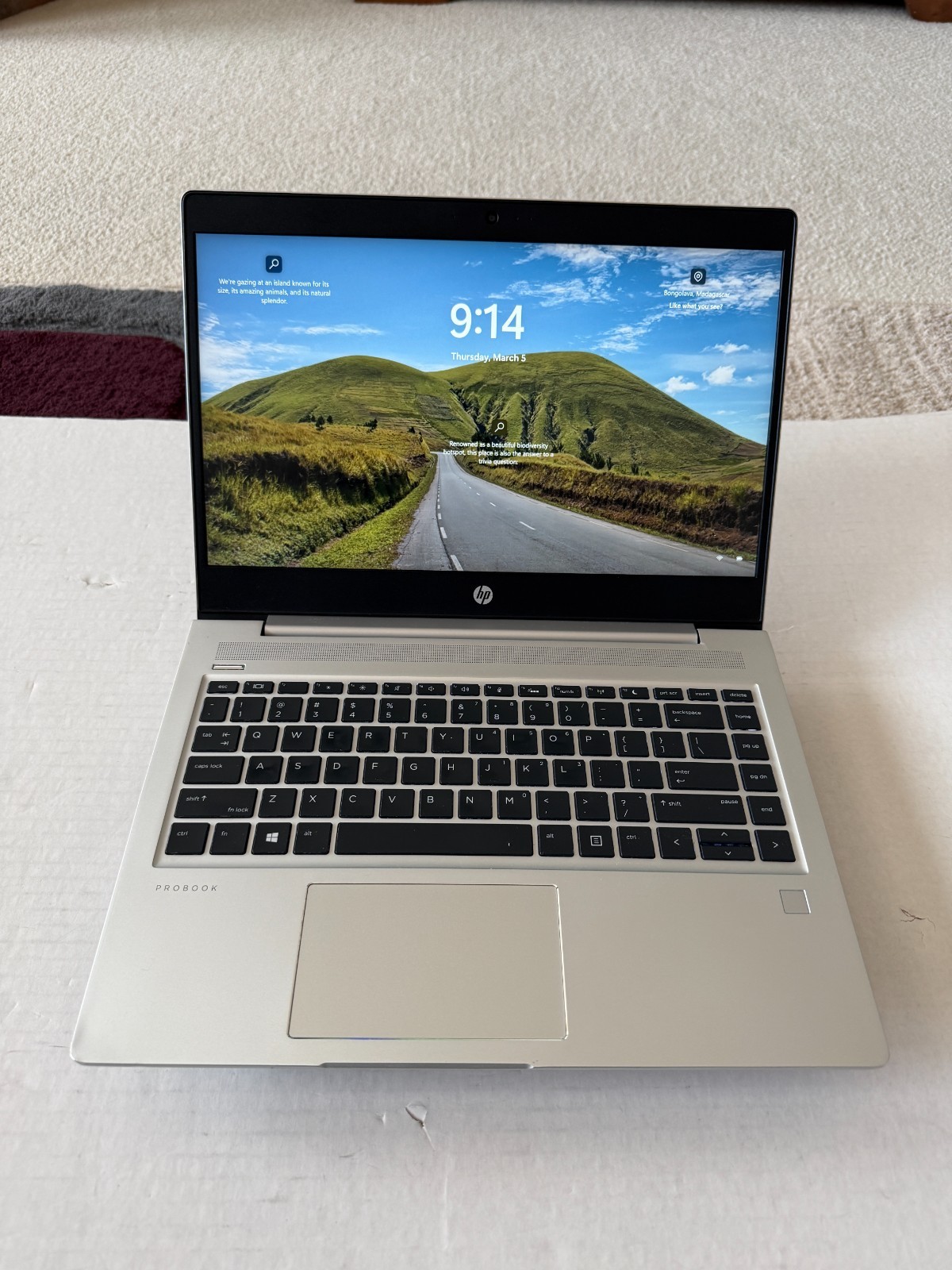 HP ProBook 440 G6 laptop Intel Core I7-8565U 1.80GHz, 8GB RAM 128 GB SSD