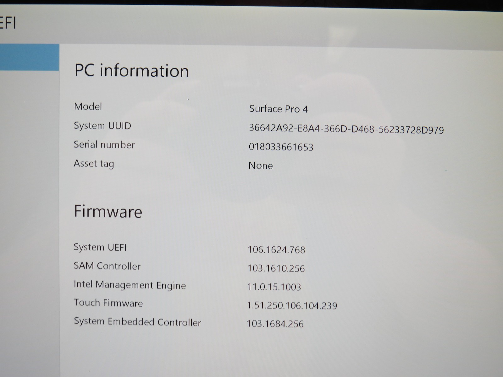Microsoft Surface Pro 4 i5-6300U@2.4GHz 8GB RAM 12″ 256GB HD No OS/AC