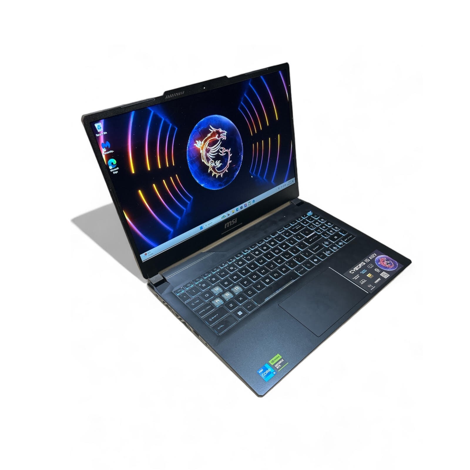 MSI Cyborg 15 A12VF RTX 4060 i5-12450H 16 GB DDR5 RAM 512 GB SSD 145 Hz