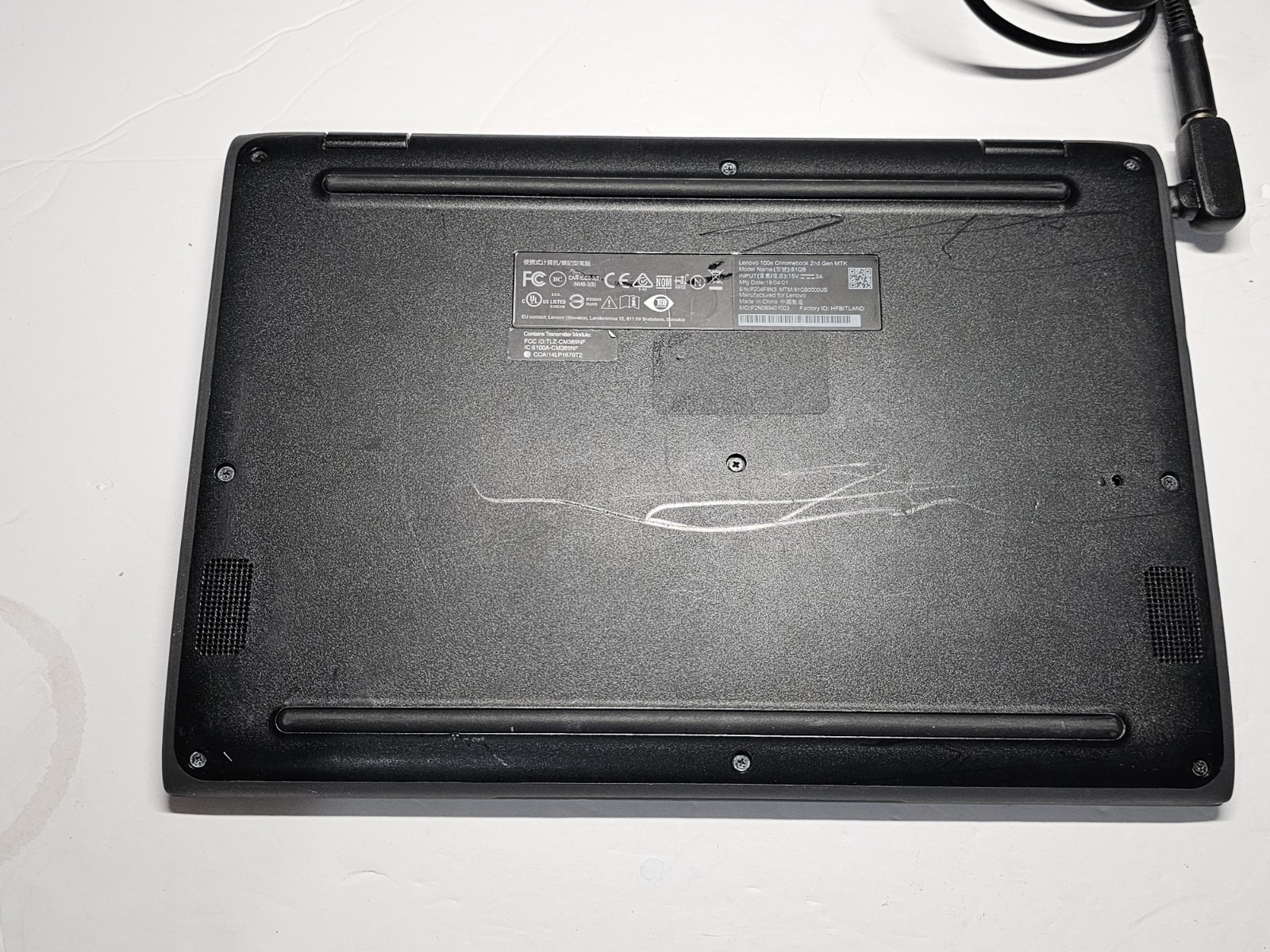 Lenovo 100e Chromebook 2nd Gen MTK 81QB – 11.6″ HD, 4GB RAM, 32GB, ChromeOS