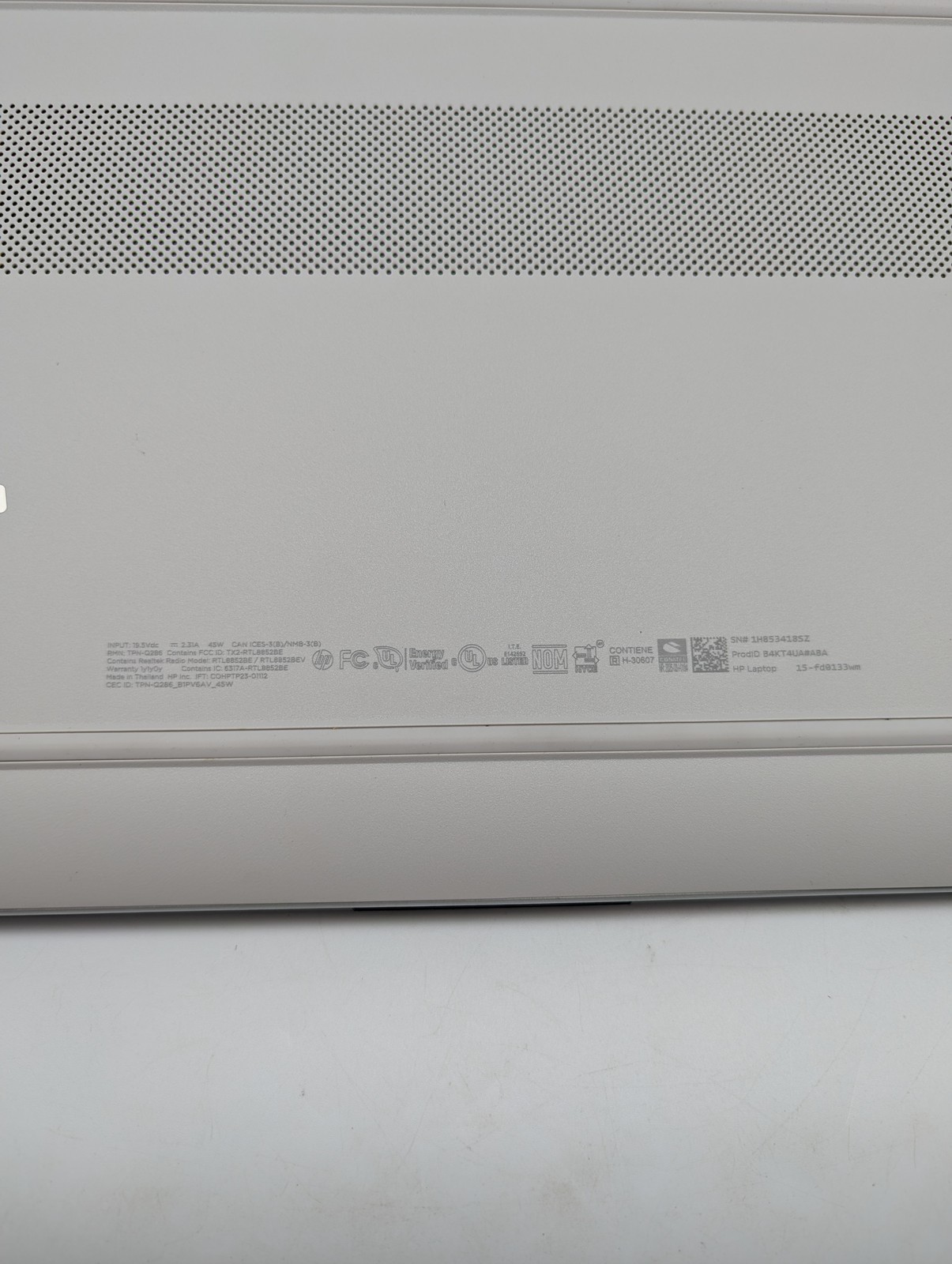 HP 15 FD0133WM Laptop 15.6 Intel Core i3 N305 8GB 256GB SSD PC1724273