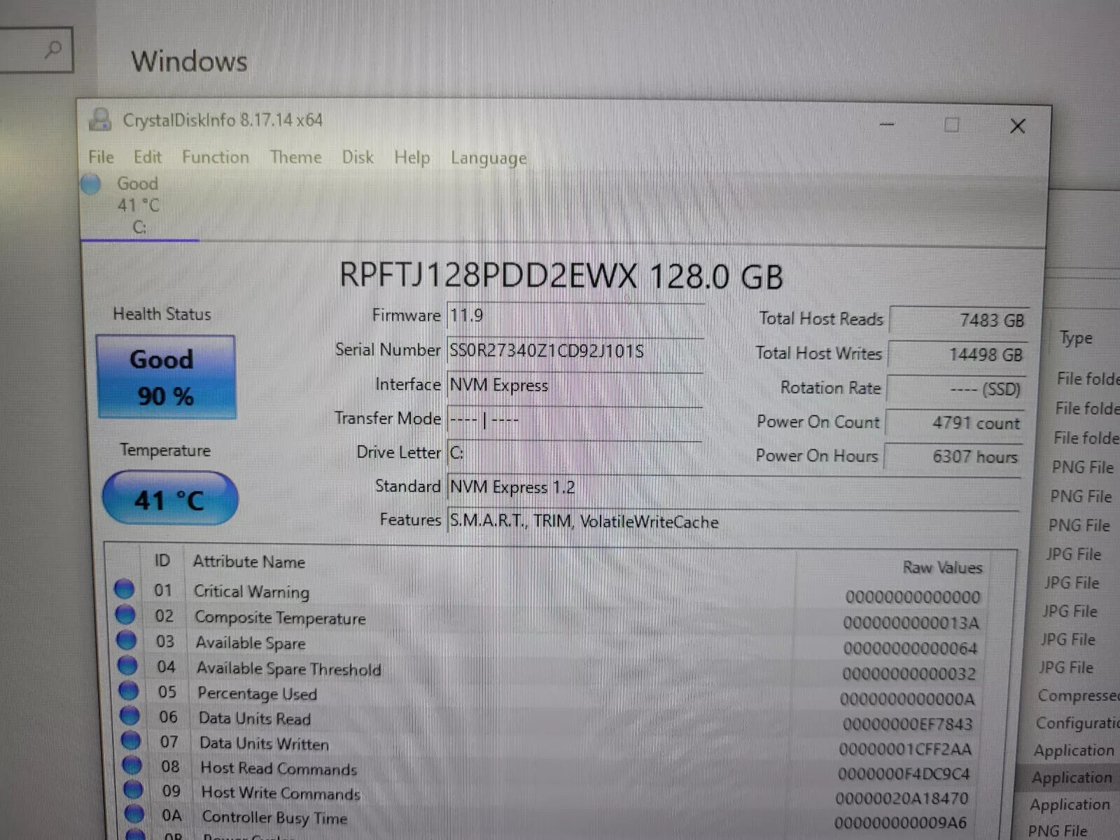 Lenovo Legion Y730-17ICH Laptop i7-8750H 2.20 GHz 16GB 128GB SSD GTX 1050Ti W10H