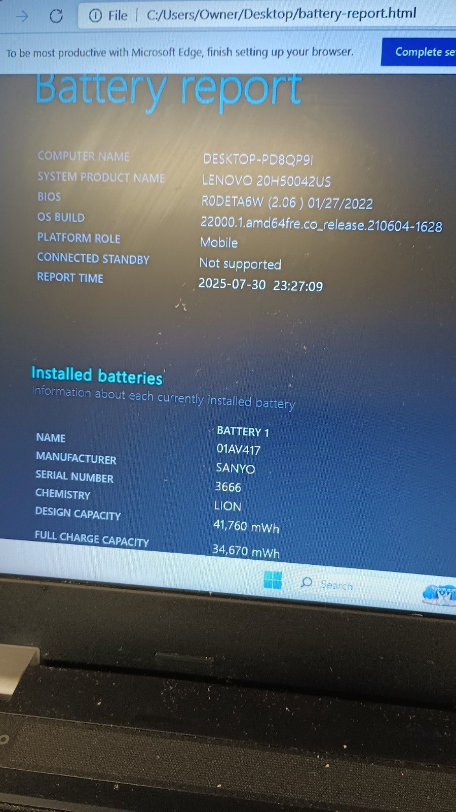73102ThinkPad E570 w/charger.i3-7100.Optical.8GB.500GB HDD.15.6″ .W11 Pro.Nice!!