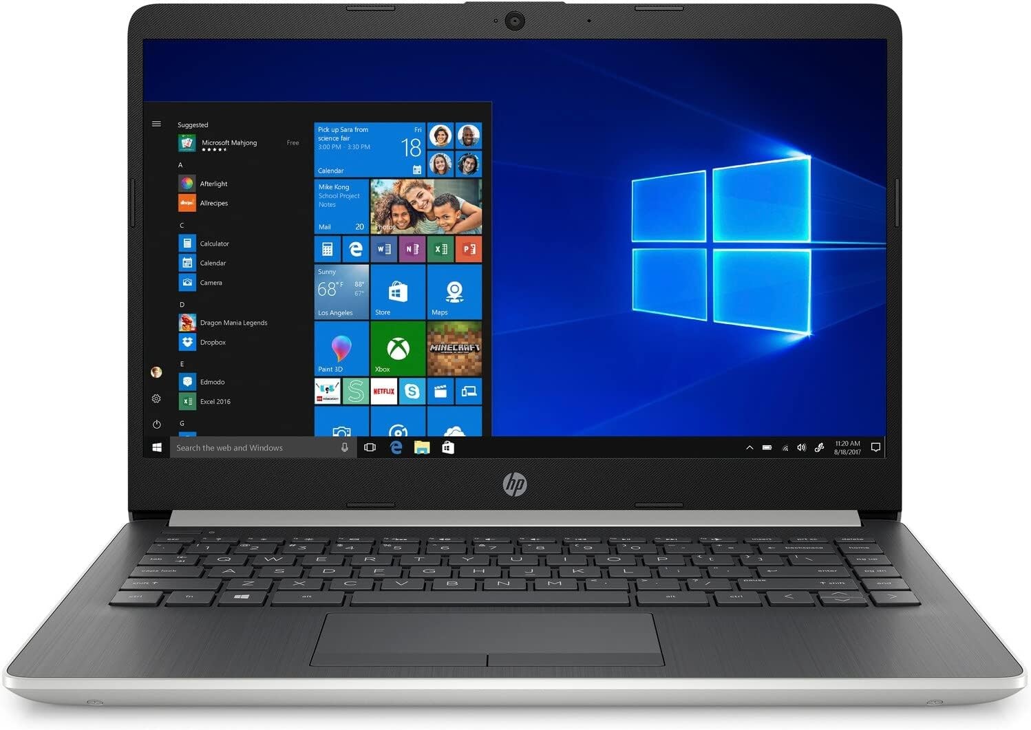 HP 14-CF1XXX 6HG27UA#ABA 14″ Core i3-8145U 2.10GHz 4GB 128GB