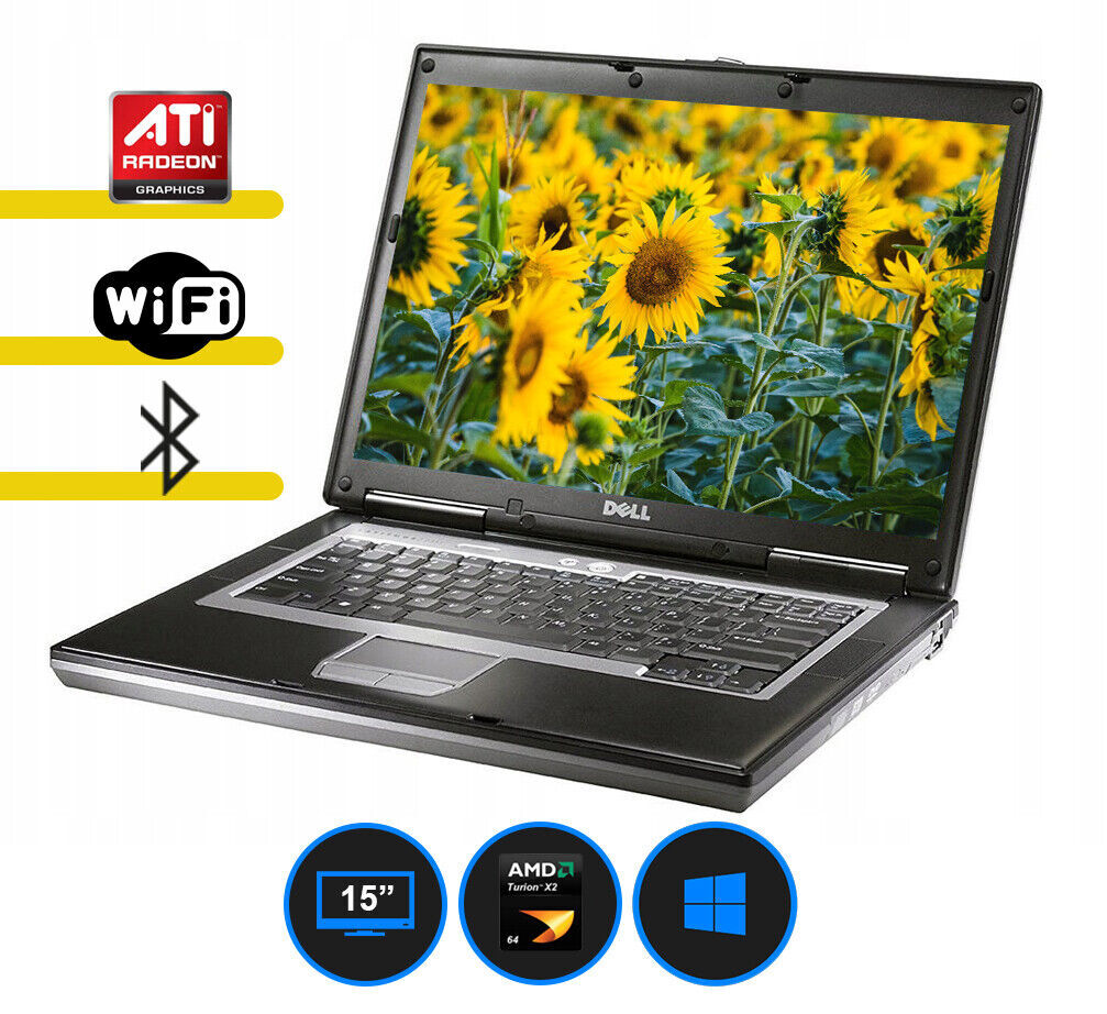 Dell Latitude d531 amd dual core 2.0GHz 4GB/80GB 15″ WXGA+ Win Xp/7 ATI