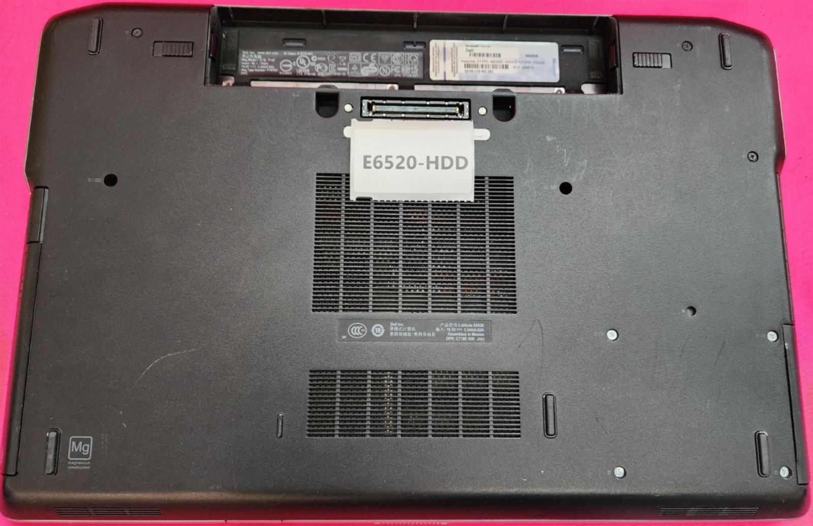 Dell Latitude E6520 i5-2540M CPU 4GB RAM 320GB HDD w/ DVD Drive No Adapt OS Batt