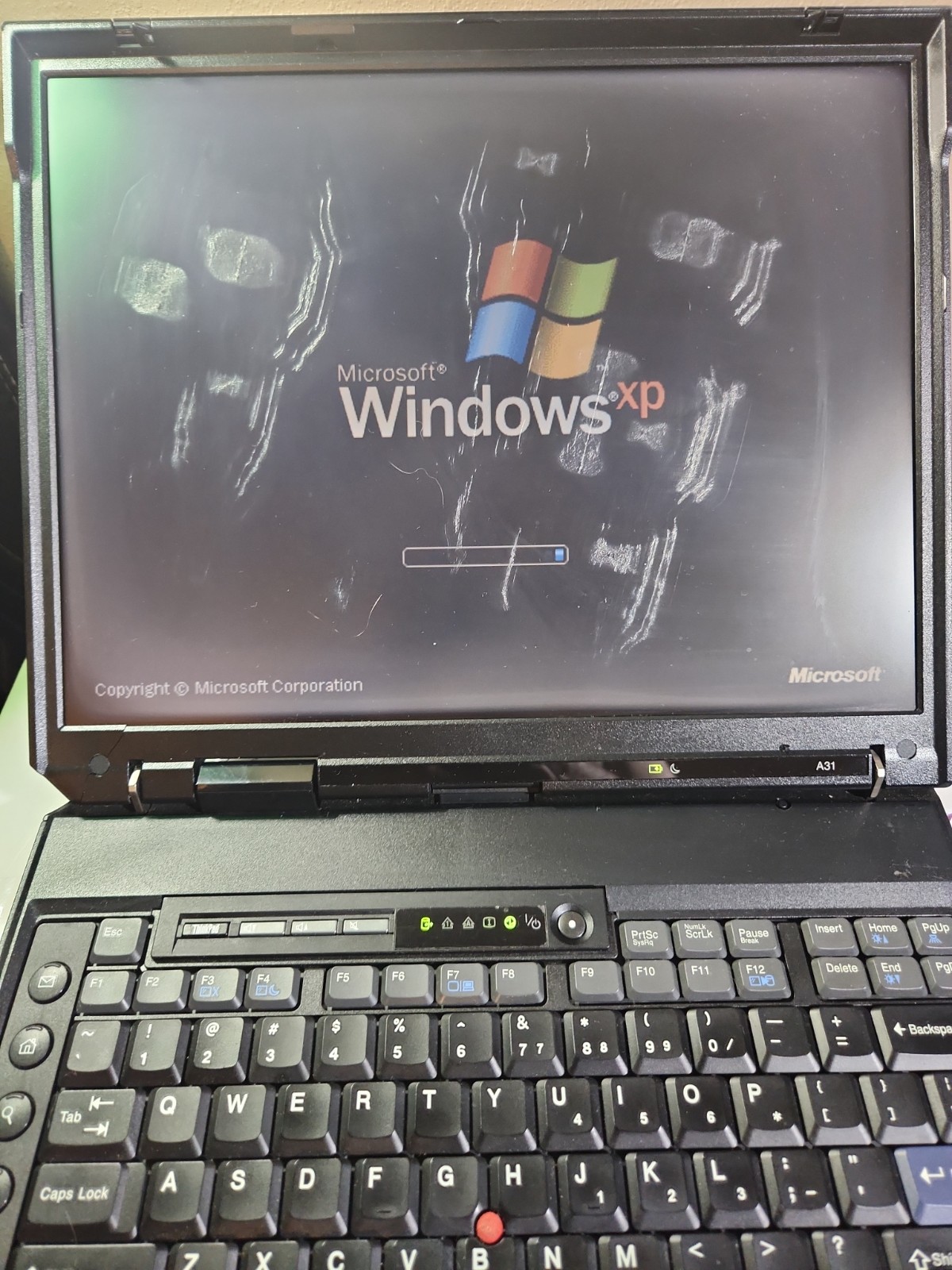 FUNCTIONING IBM ThinkPad A31 2.0ghz Pentium 4M 35 GB HDD DVD CD RAM Laptop XP
