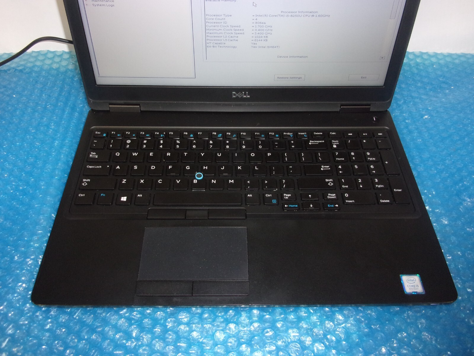 Dell Latitude 5591 15.6″ Intel Core i5-8th gen 8GB RAM 256GB SSD Win11Pro