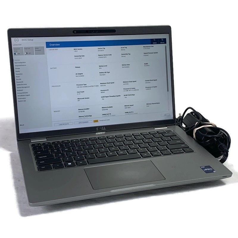 Dell Latitude 5430 14.0″ Laptop i7-1265U 3.6GHz 32GB 512GB NVMe SSD – NO OS