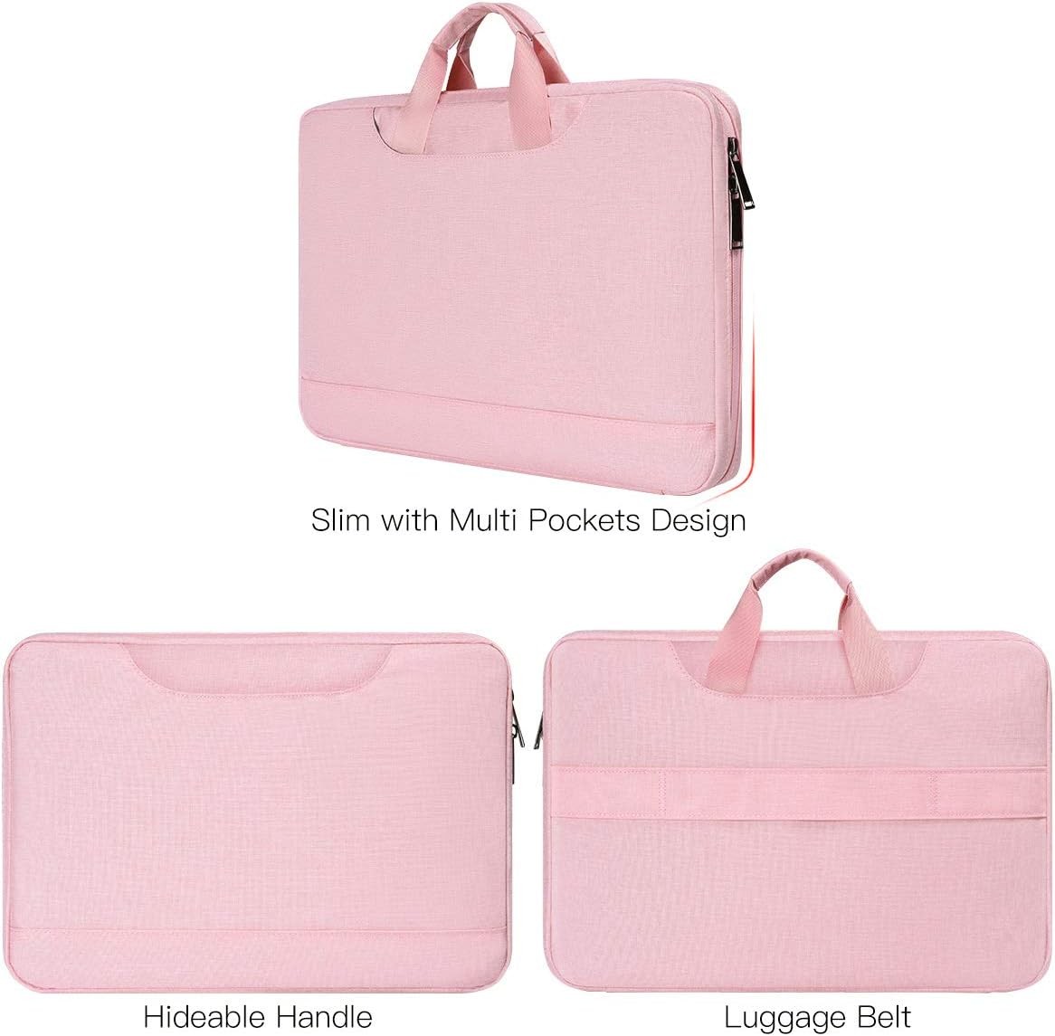 Pink Laptop Sleeve Bag for 11.6-12.9 Inch Macbook Neo 13 A18 Pro, iPad Pro