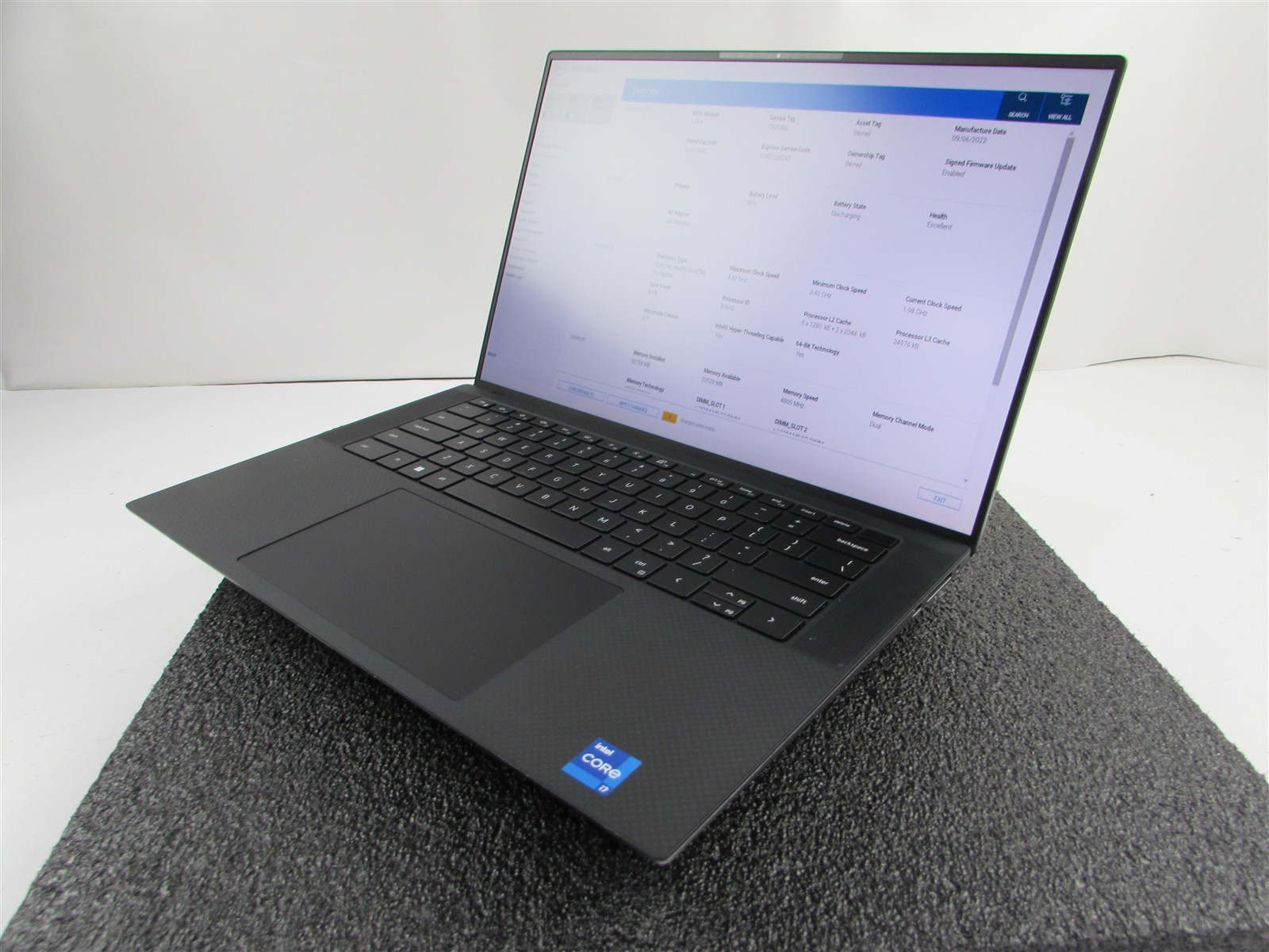 DELL PRECISION 5570 CORE I7-12800H 1TB SSD 32GB RAM NVIDIA RTX A1000 WIN 11 PRO