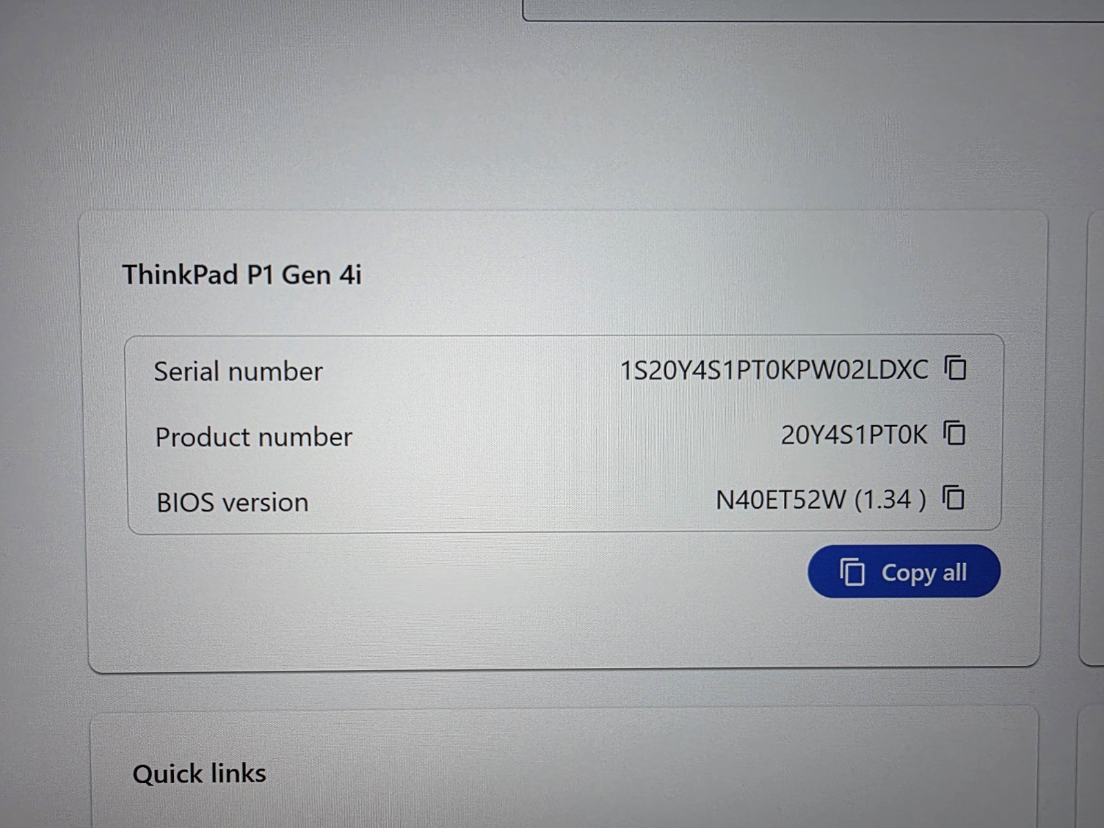 Thinkpad P1 Gen 4 i7-11850H 16″ WQUXGA 4K+ TOUCHSCREEN 32GB 1TB Nvidia T1200