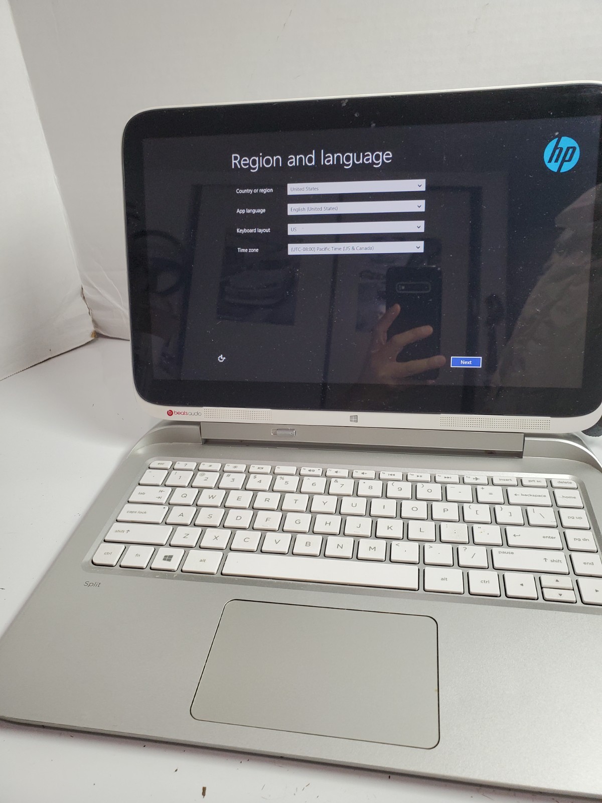 HP Split x2 13.3” Touchscreen Intel Core i3-4012Y / 4GB RAM – DEAD BATTERY