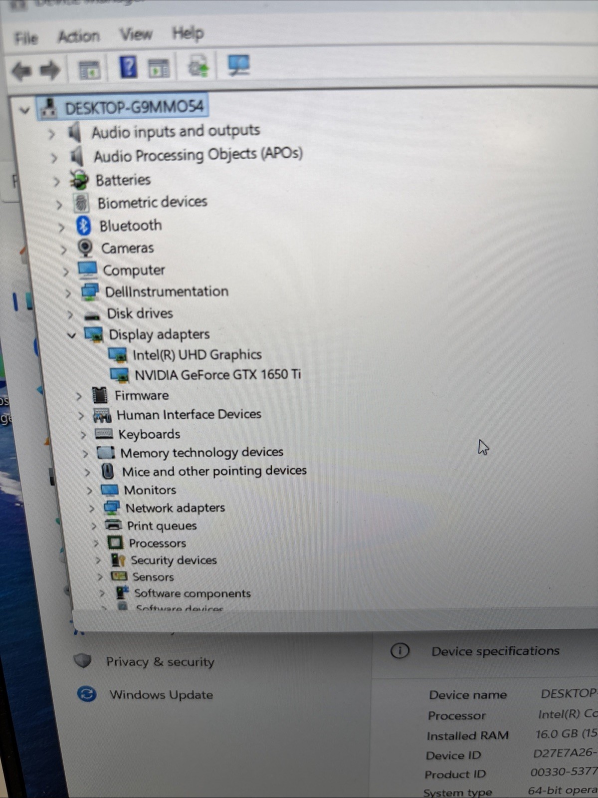 Dell XPS 15 9500 Core I7-10750H 2.60ghz 16GB Ram 500GB Win 11 Pro