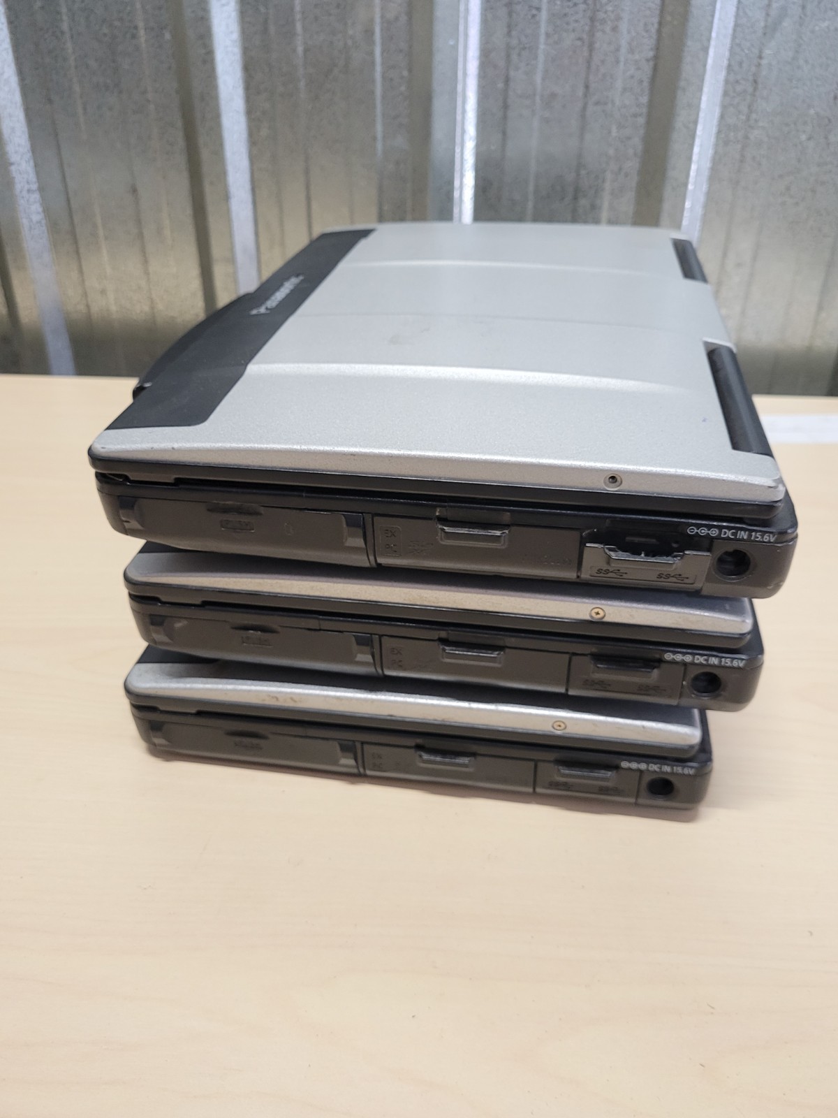 Lot of 3 Panasonic Toughbook CF-53 i5-4310U Laptops 4-8Gb Ram 160-750gb Hdd