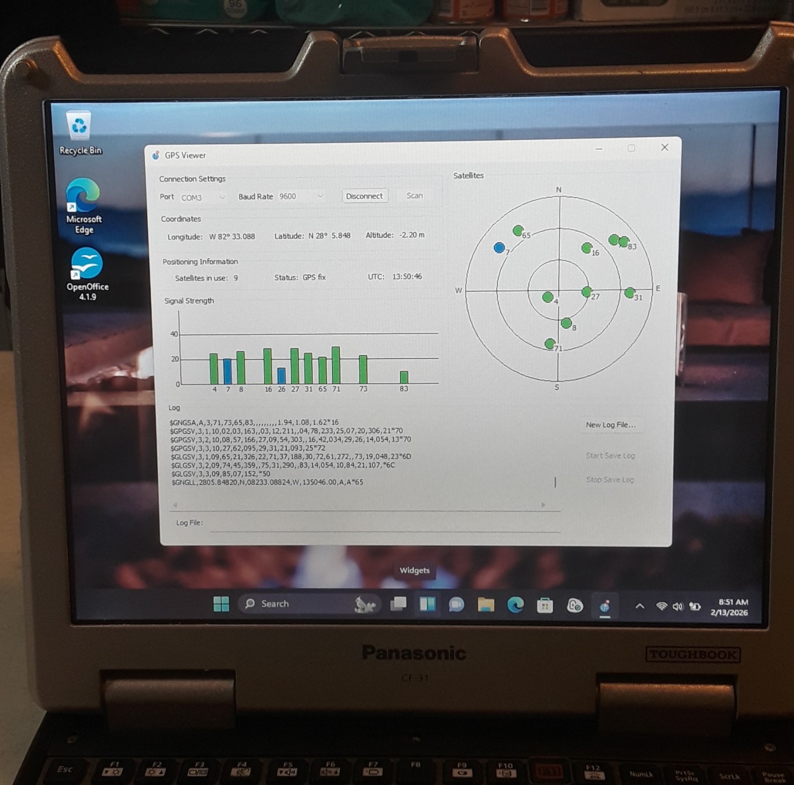 Panasonic CF-31 Toughbook i7-5600U GPS 14″ TOUCHSCREEN 16GB RAM 1TB HD WIND 11