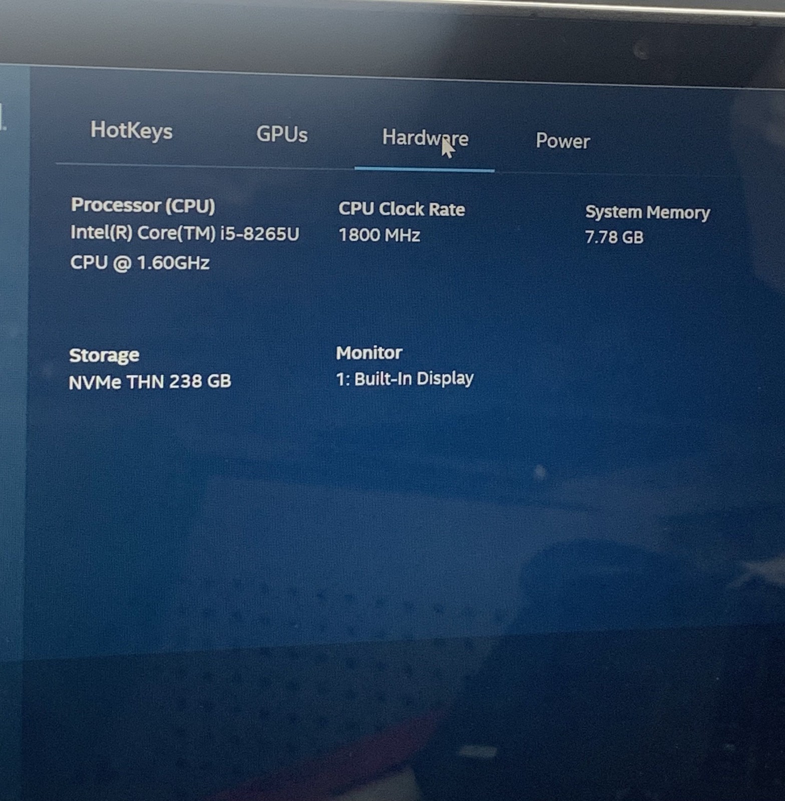 DELL INSPIRON 5482 i5-8265U@ 1.60GHz 8GB RAM 256GB NVMe W11H TOUCH WAC *READ