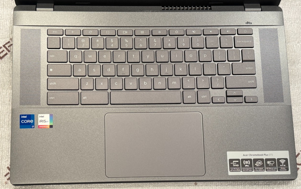 Acer Chromebook Plus 515 15.6″ FHD IPS Laptop i7-1355U 16GB 256GB CBE595-1-7732