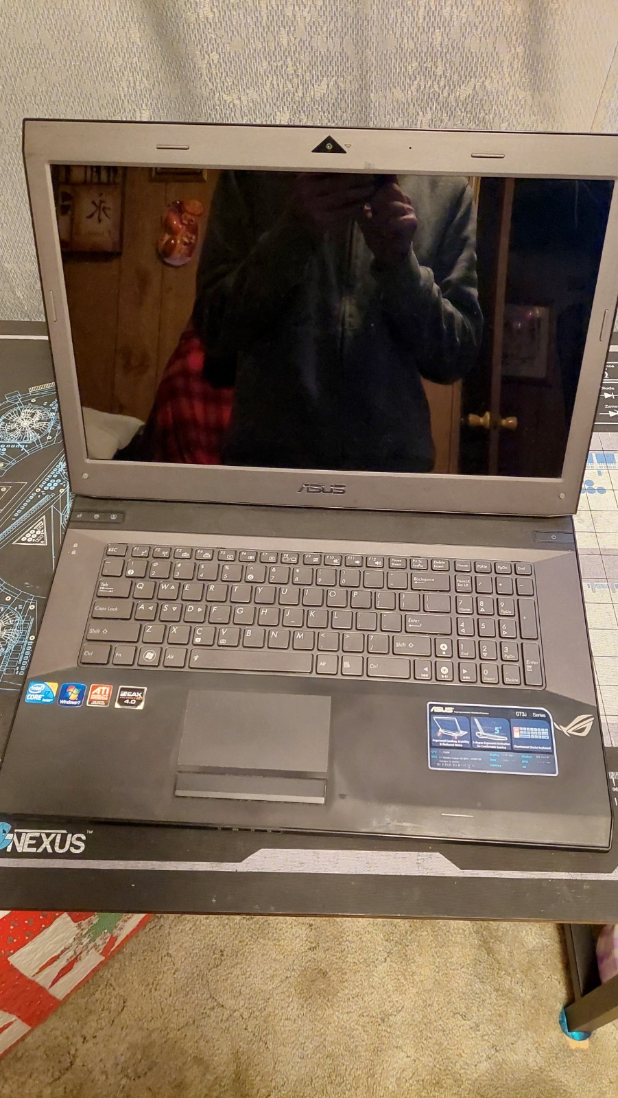 Asus ROG G73JH Gaming Laptop Intel Core I-720QM, Radeon HD5870 1GB, 8GB RAM