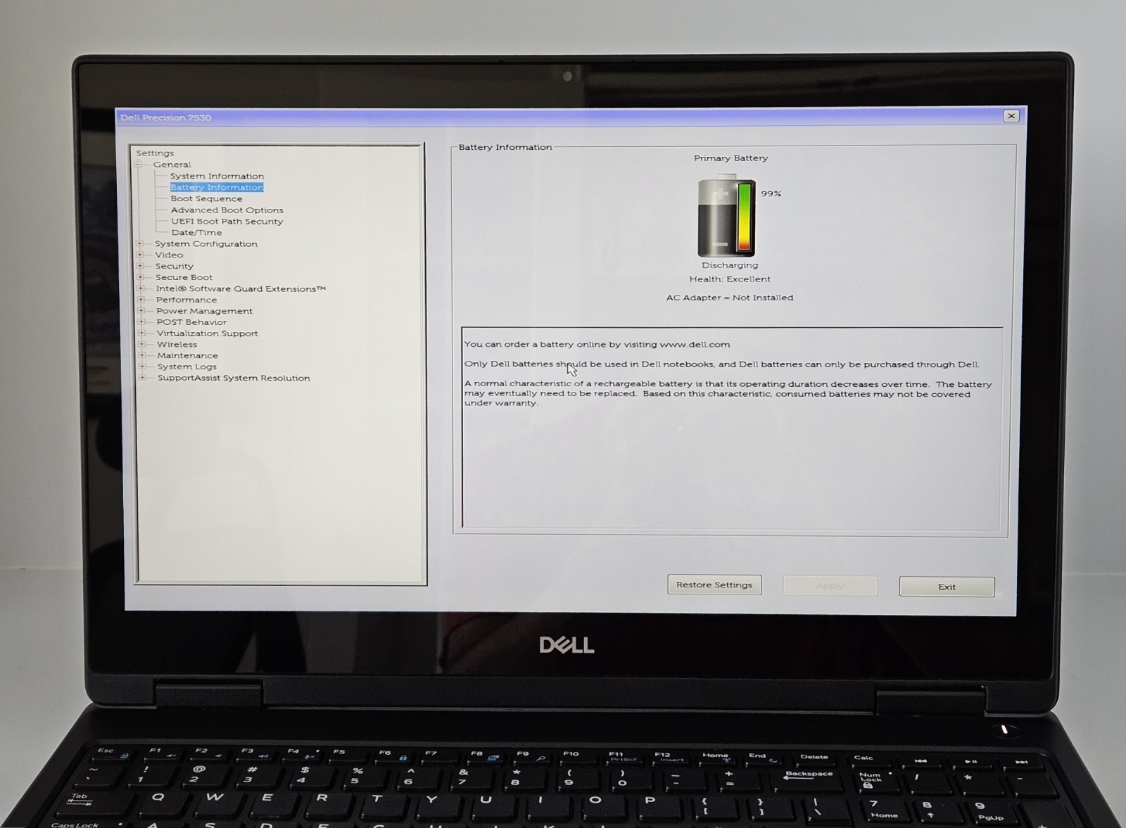 Dell Precision 7530 Xeon E-2186M 2.90GHz 16GB RAM 512GB NVMe Win 11 Pro TouchScr