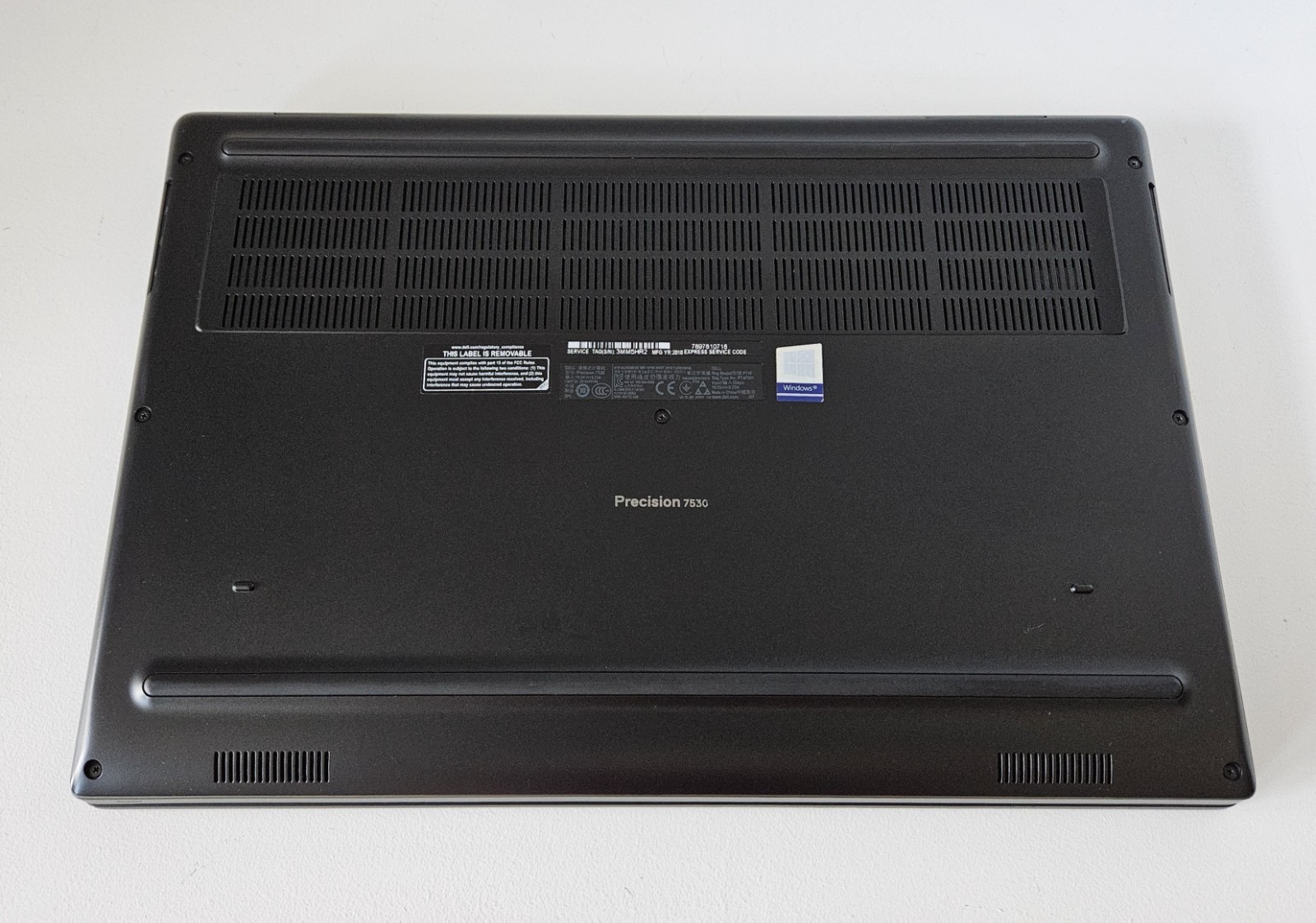 Dell Precision 7530 Xeon E-2186M 2.90GHz 16GB RAM 512GB NVMe Win 11 Pro TouchScr