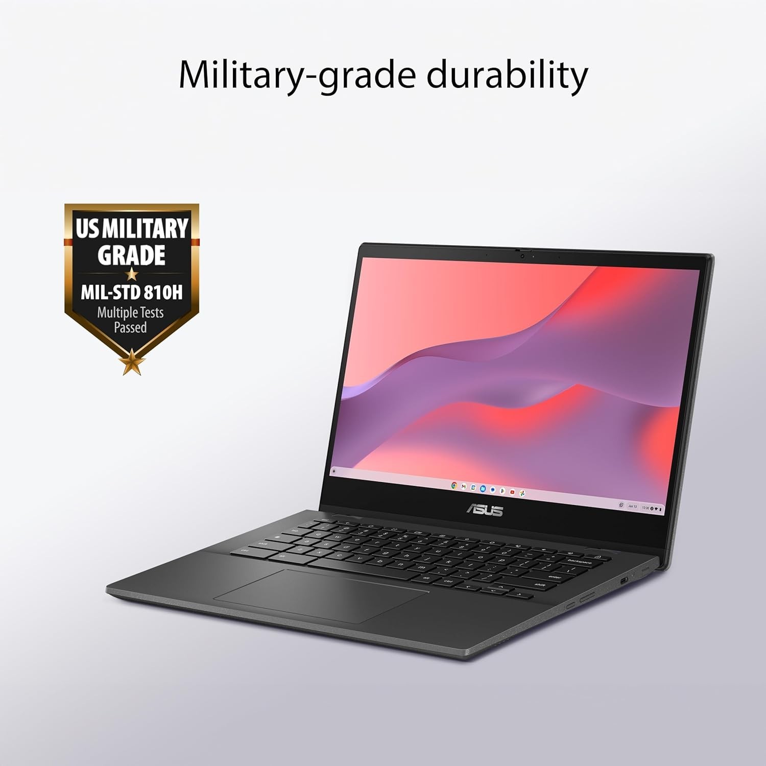 Chromebook Laptop 14 In HD Anti-Glare Display 4GB RAM 64GB eMMC Gray