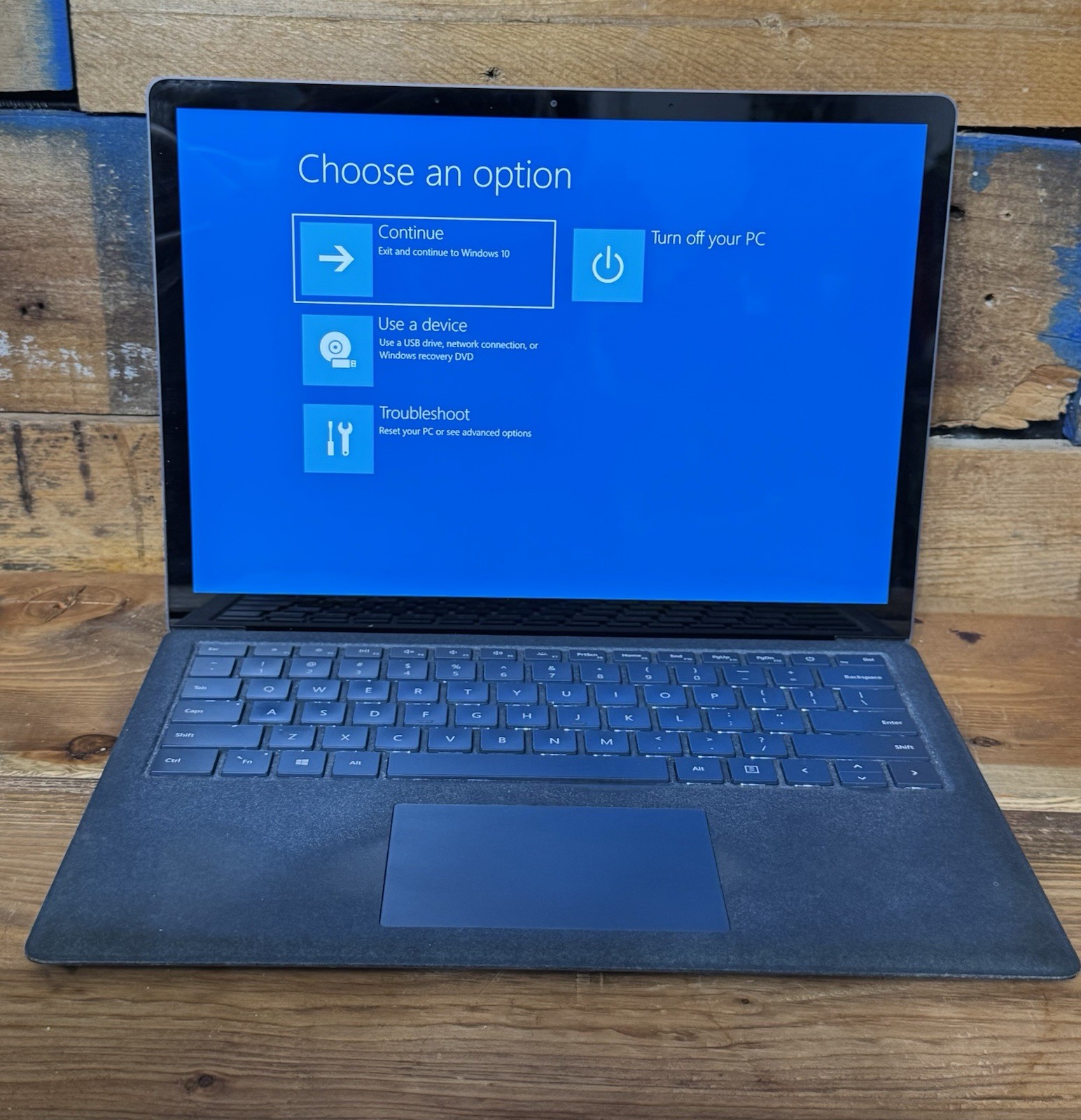 Microsoft Surface Laptop Model 1769- As Is condition Locked Navy Blue