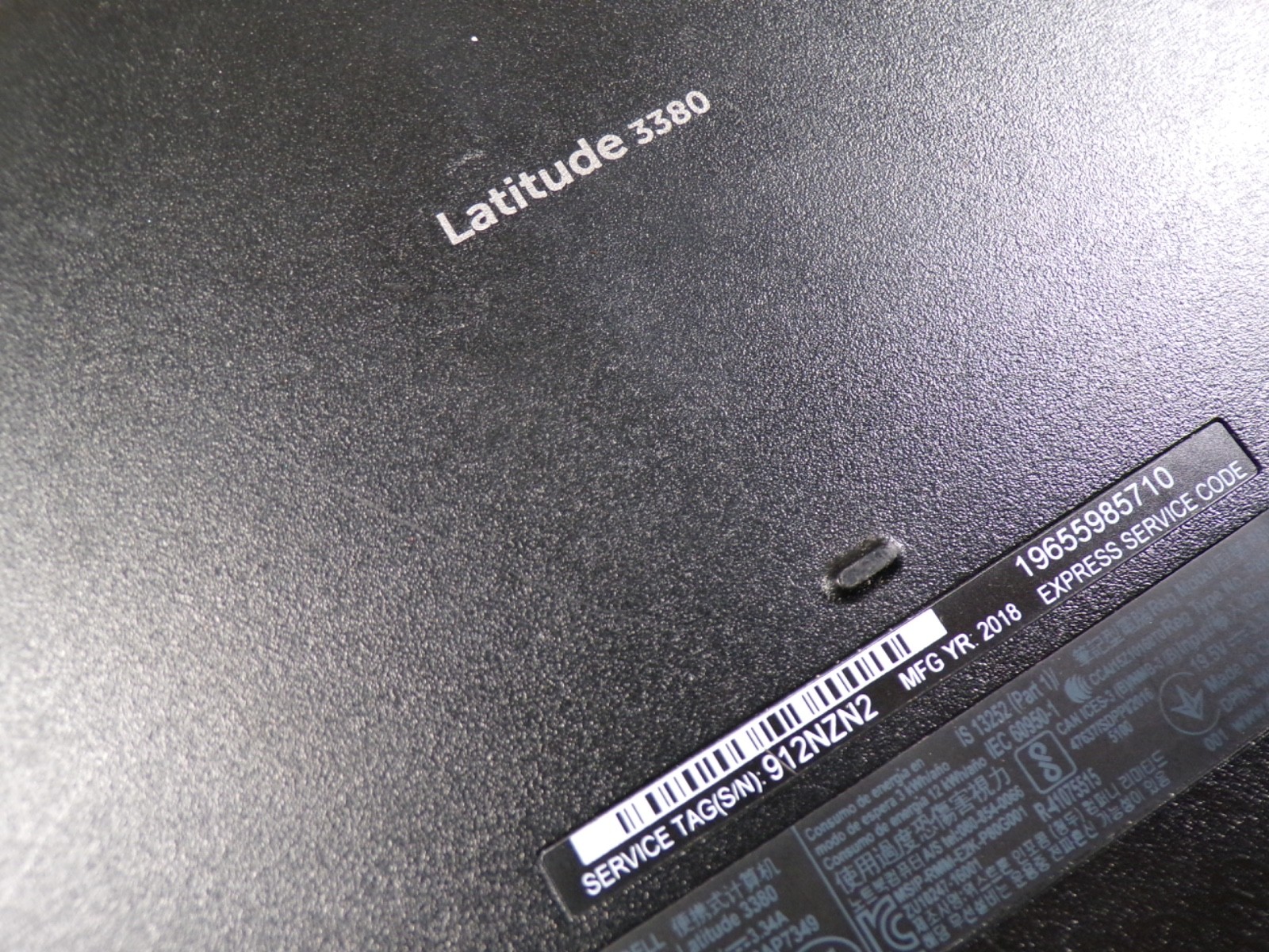 DELL LATITUDE 3380 INTEL CORE I5-7200U 2.50GHZ 8GB RAM **NO BATTERY **NO HD/