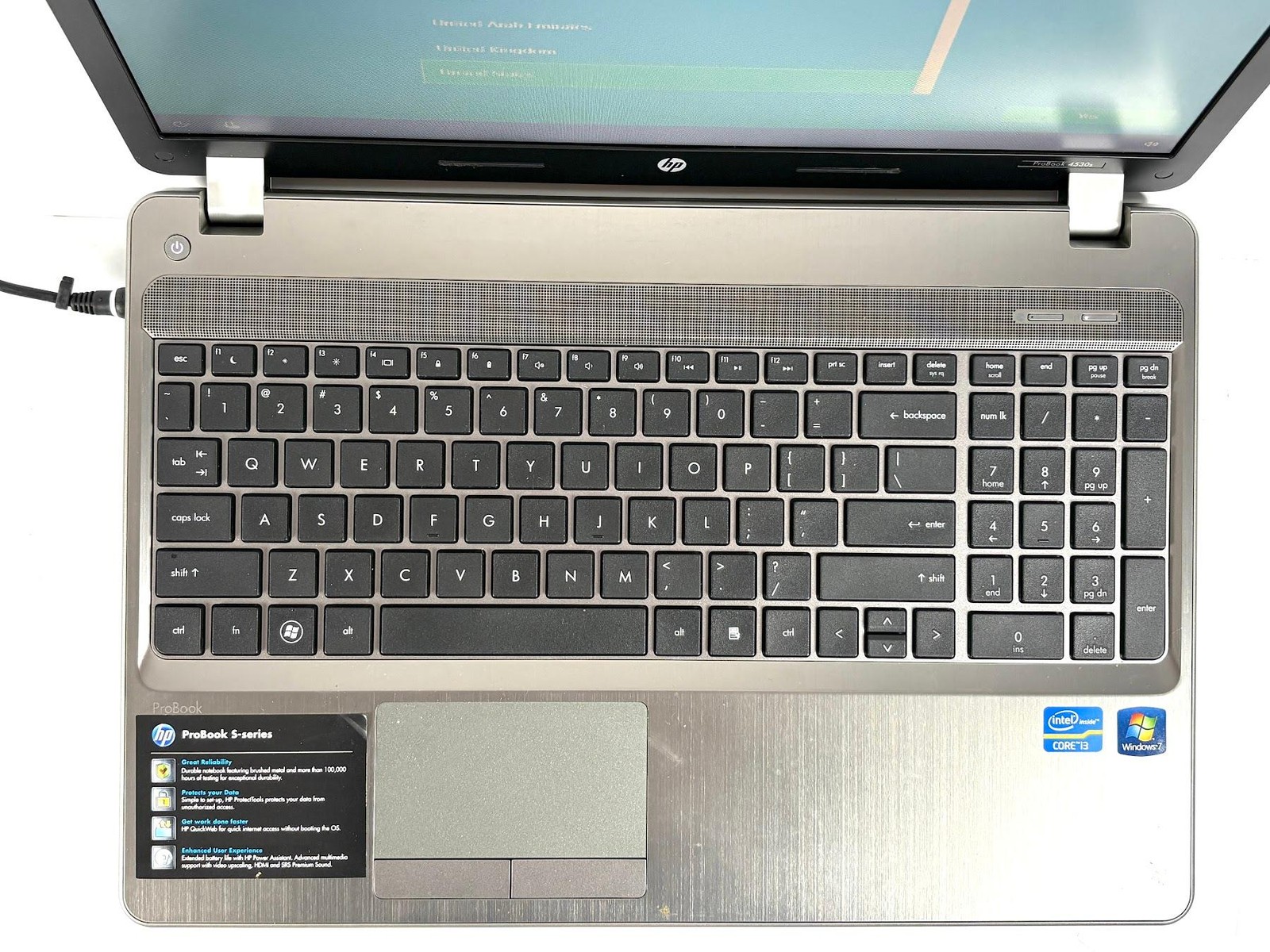 HP ProBook 4530s – 15.6″ HD, 2.2GHz i3, 4GB RAM, 500GB HDD, Windows 10