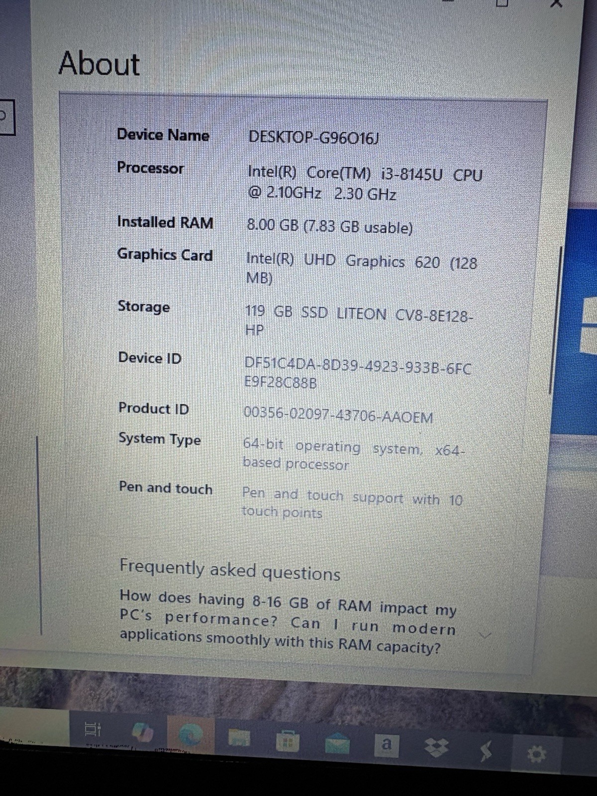 HP Pavilion X360 14 Touchscreen Convertible Laptop I3 8th Gen Windows 10 8GB