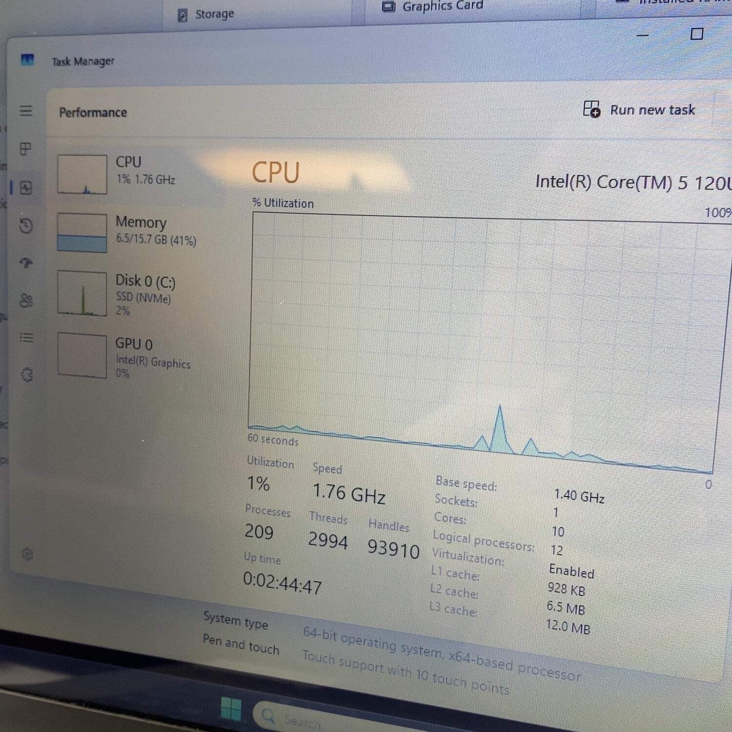 HP Laptop 17-CN4153CL 17.3″ Core 5 120U 1.4GHz 16GB RAM 1TB SSD