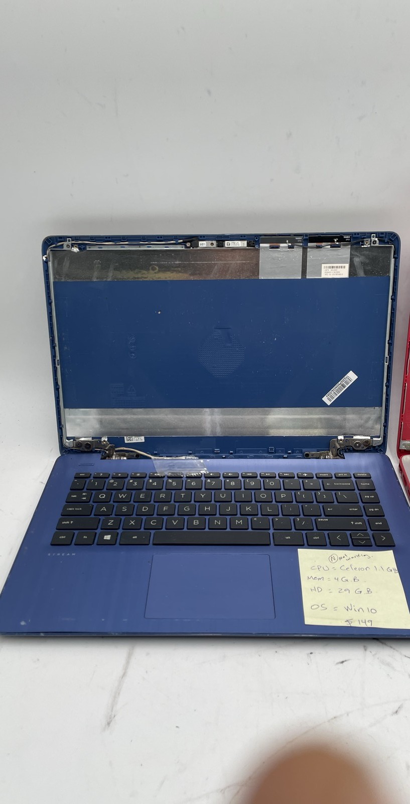 HP Stream 14-cb161wm & 15-dw1083WM Laptops For Parts Or Repair Lot Of 2