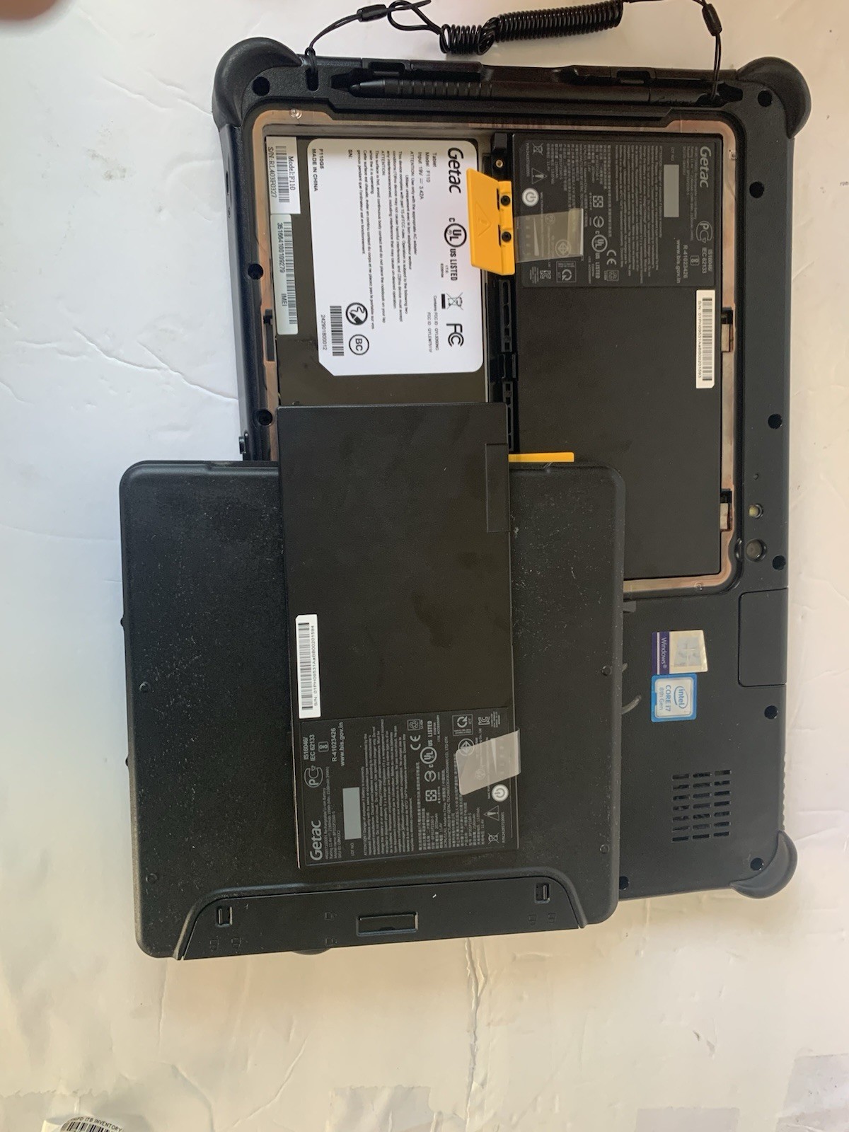 GETAC F110 G5 Tablet 11.6″ i7-8565U 1.80GHZ 16GB RAM 256GB GPS LTE W11 Grd A